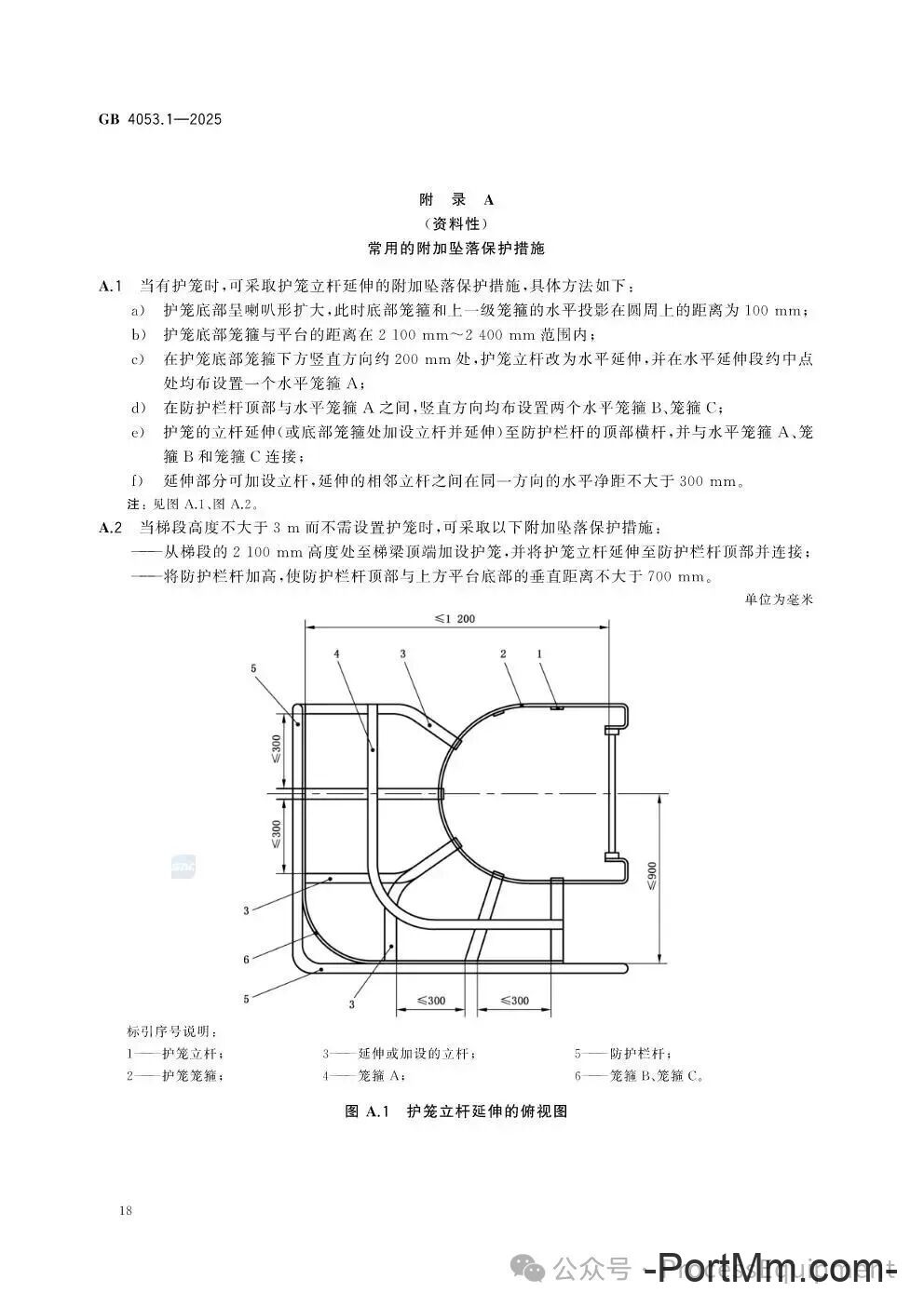 GB4053.1-2025固定式金属梯及平台安全要求 第1部分：直梯