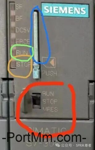 知识：西门子S7-300清理运行内存过程。