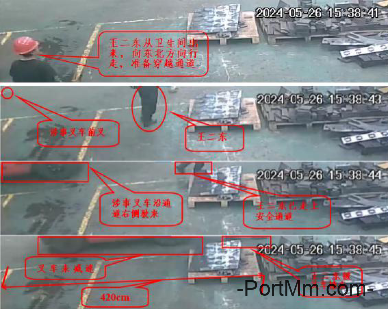 事故案例 | 安全意识淡薄 工人径直走入叉车通道被撞身亡