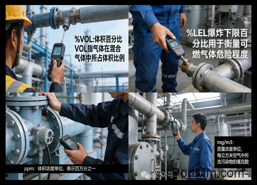 化工气体检测换算：PPM/LEL/VOL换算+十大误区避坑指南+检查表单