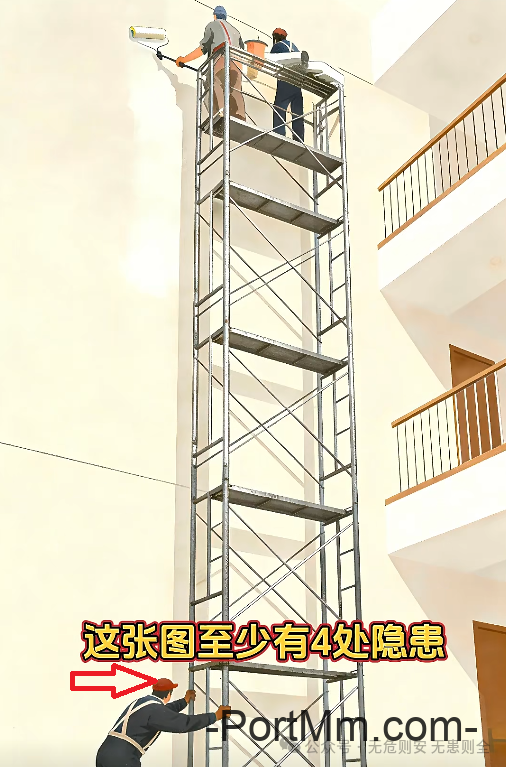 【隐患排查】移动式登高操作平台隐患排查图集